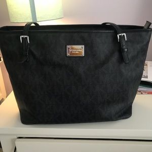EUC Black Leather Michael Kors Bag